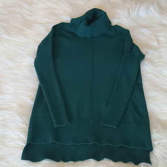 Blue/green turtleneck sweater size S - Picture 1 of 12